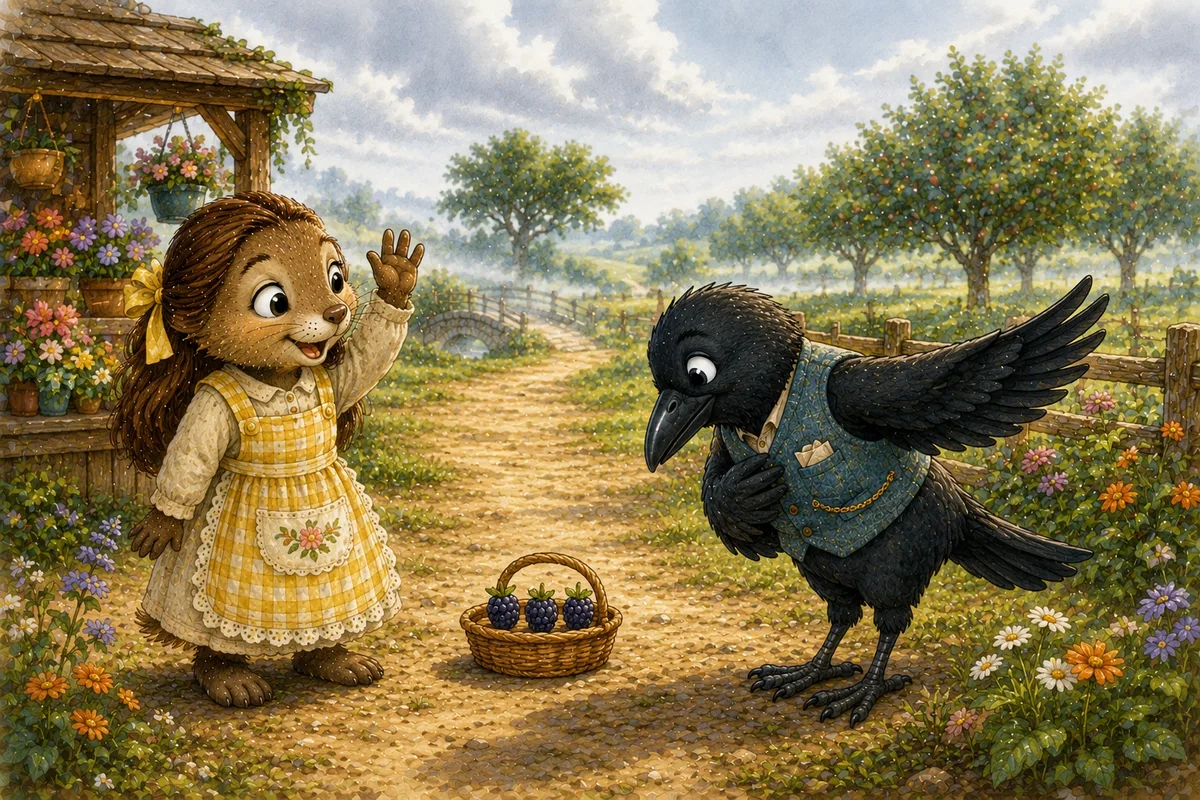 Title illustration for Wiggly Farm Stand Hello