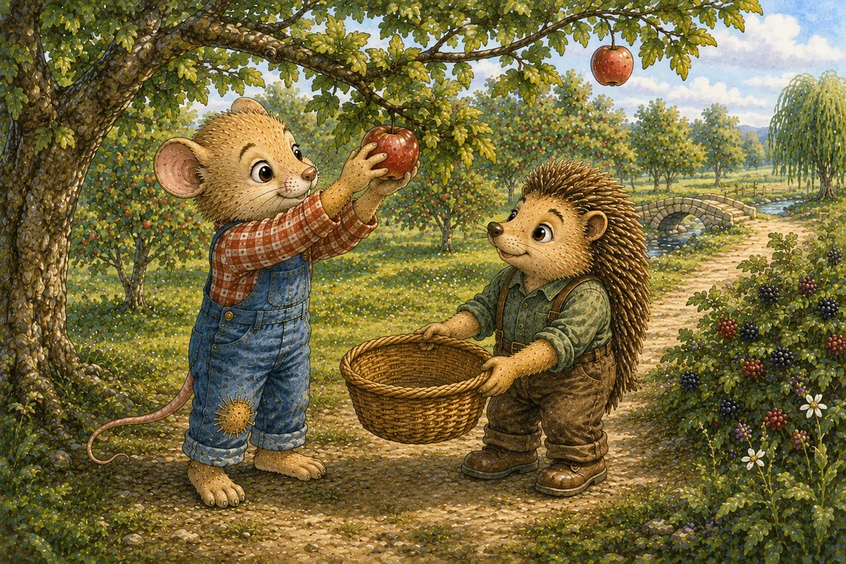 Title illustration for Giggle Apple-Picking Wiggle