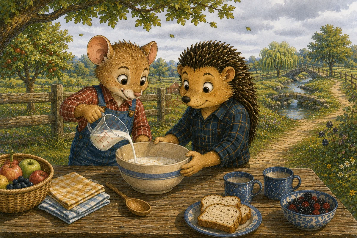 Title illustration for Echoing Maple Breakfast Melody